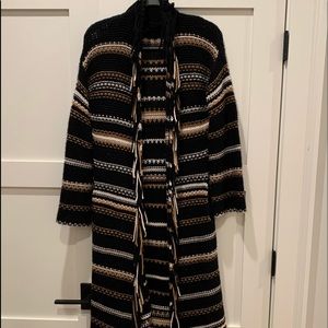 360 Cashmere Long knit cardigan/jacket